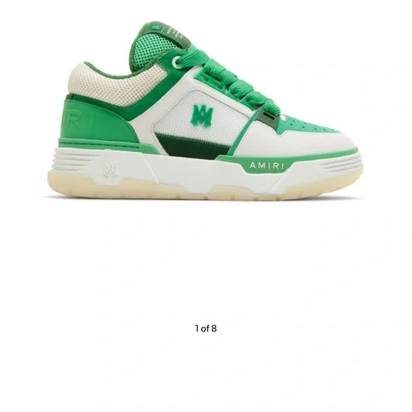 GREEN Amiri MA-1 SNEAKERS